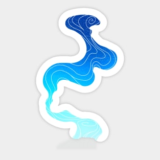 Blue Smoke Sticker